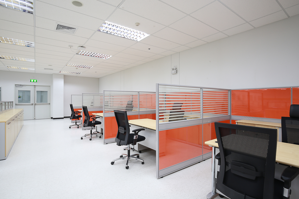 office design with partition
