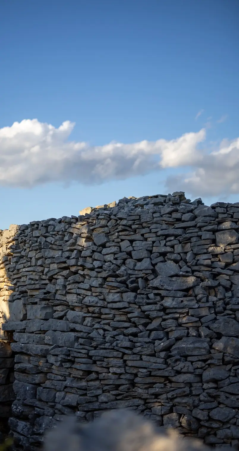 stone walls in Stari Grad Plain on Hvar Island, Archi-living.com