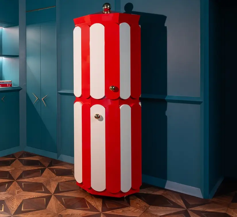 Pollock, the Award-Winning Bar Cabinet Designed by Francesca Aletti, Archi-living.com