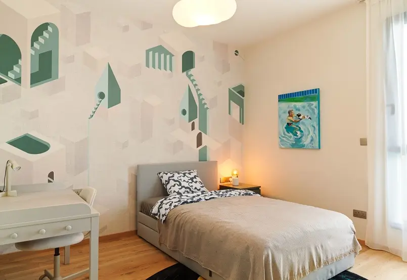 kids room design, Art Square Residences Design Project by Otomi Studio, photo by Antonis Engrafou, Archi-living.com