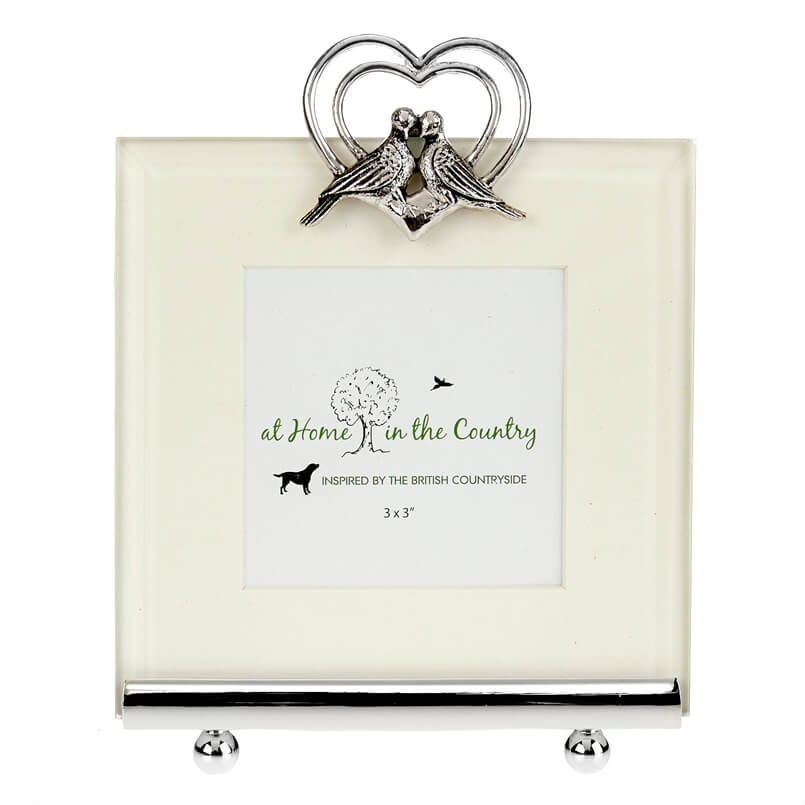 Lovebirds - Square Photo Frame, 8 Decorative Ideas for a Romantic Weekend