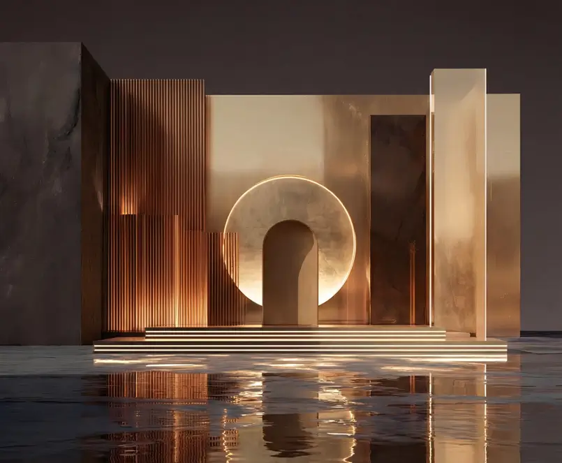 Aurea, an Architectural Fiction at Salone del Mobile.Milano 2026, Project Maison Numéro 20, Illustration Maison Numéro 20, ©Maison Numéro 20, Archi-living.com