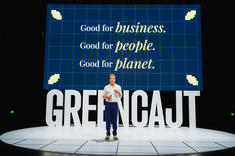 Guest appearance by Ben Fogle at the Greencajt conference in Zagreb, Archi-living.com, Photo by Gordan Svilar