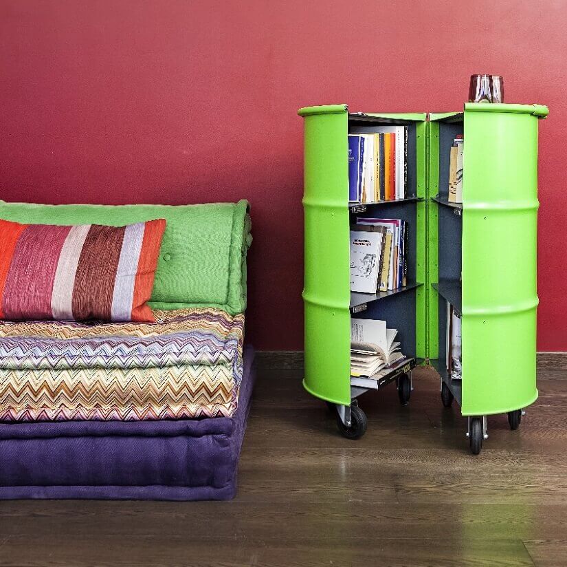 Recycled Industrial Barrels Transformed into Beautiful Furniture, Archi-living.com
