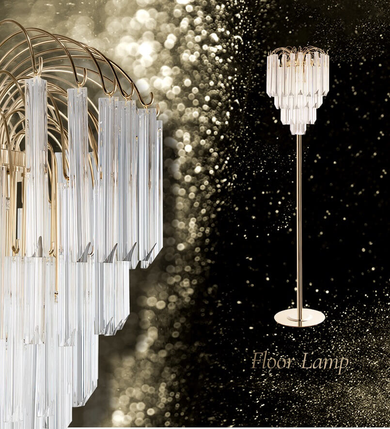 lotus inspired lamp,nature themed light fixtures,luxury lights for bedroom,24k gold lamps design,luxury floor lamps,