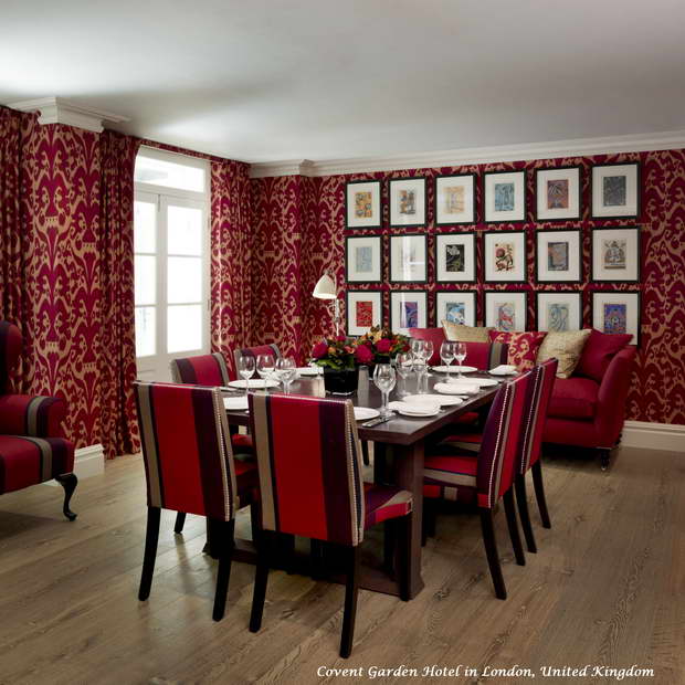 red dining room,covent garden hotel,london,design hotels,luxury hotels,luxury hotels london,london hotels,luxury restaurant design,restaurant design ideas,high end restaurant design,modern restaurant design,luxury bar design,bar design ideas,dining room design,dining room furniture,hospitality design,hospitality,hotel design,hotels,red,red color,color,colourful,vibrant colors,primary colors,accommodation,travel destinations,travel attractions,travel inspiration,travel ideas,family holidays,family holiday ideas,romantic travel,romantic vacations,