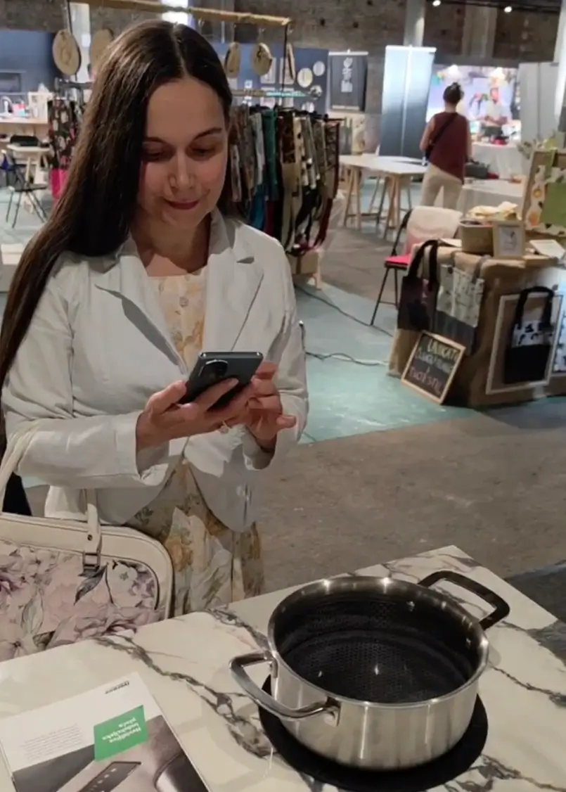 Danica Maričić, Editor-in-Chief of Archi-living.com at the international health and sustainability fair zdravo! Rijeka