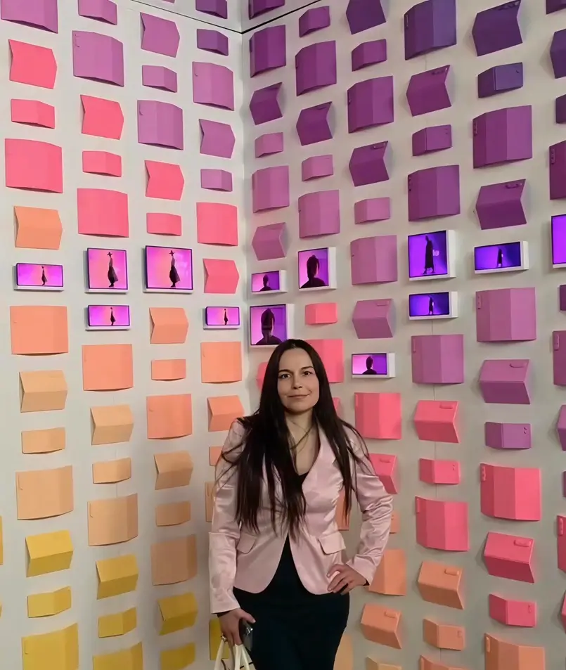 Danica Maričić, Editor-in-Chief of Archi-living.com, at the Samsung Electronics "Design is an Act of Love" Exhibition