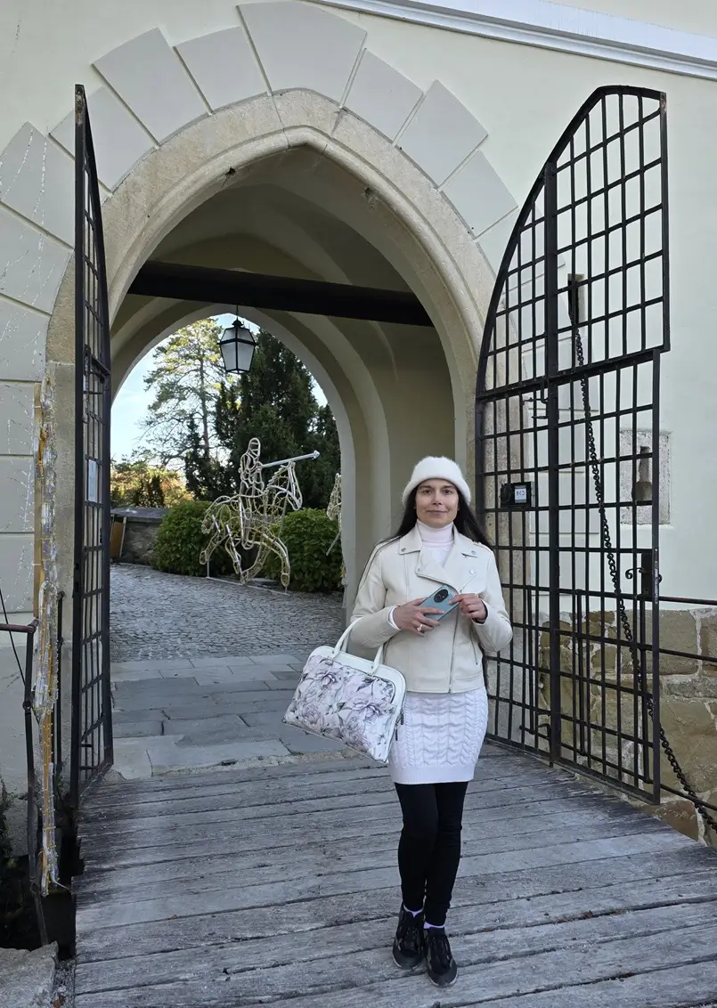 Danica Maricic, Designer and Editor-in-Chief of Archi-living.com, in Trakošćan Castle