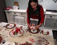 Danica Maricic,how designers decorate for Christmas,interior designer decor ideas,red and green holiday table settings,professional holiday interior decorators,