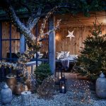 Christmas lights outdoor,light your garden for holidays,outdoor holiday lighting ideas,light up tree in garden,decorate outdoor living space for Christmas,