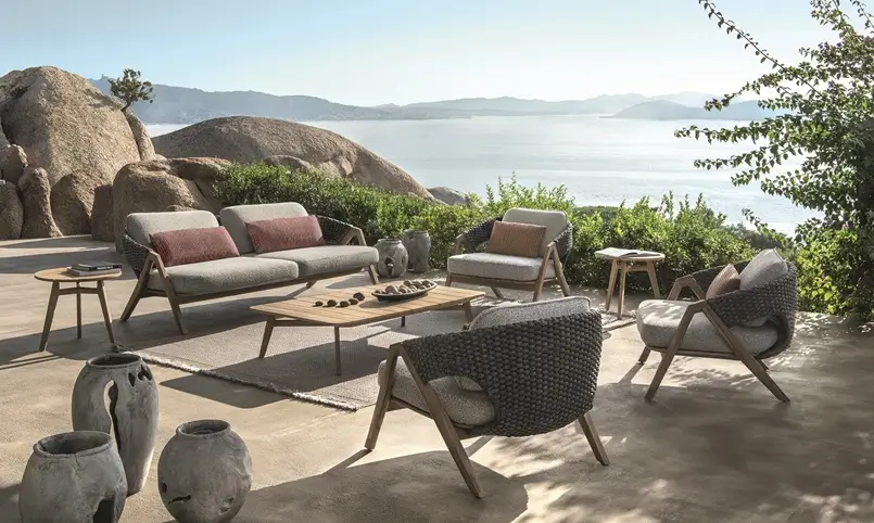 terrace design idea, Knit, Patrick Norguet, Ethimo outdoor furniture, Archi-living.com