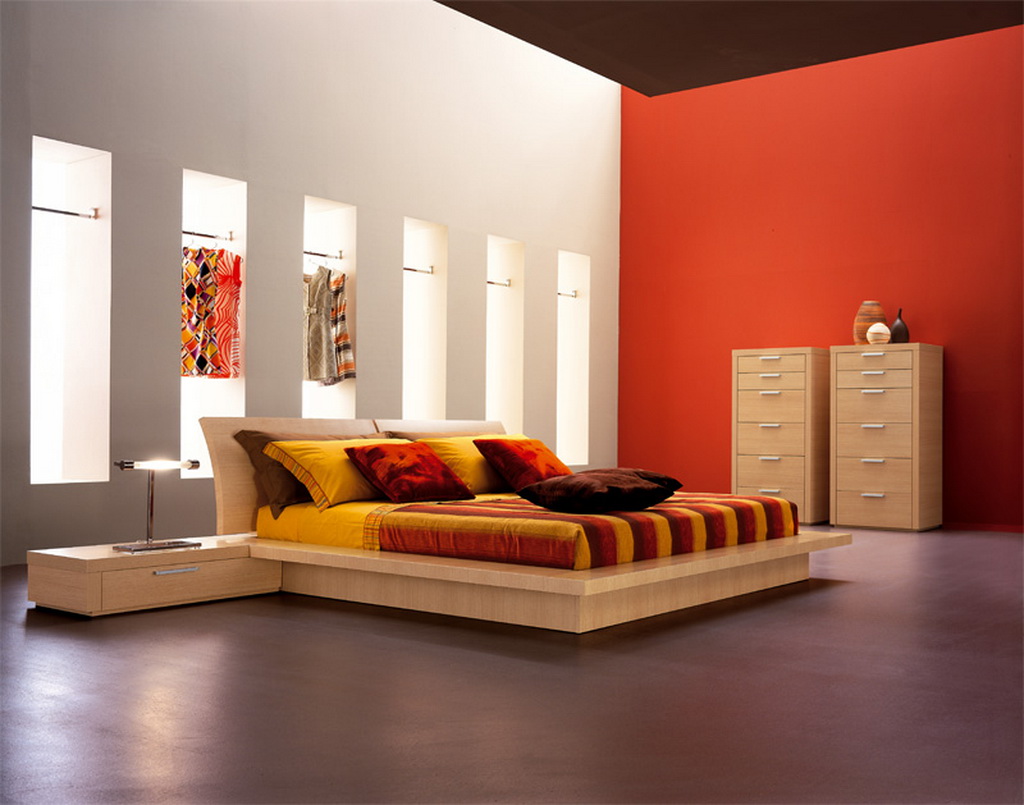 bedroom decor in autumn color palette, Archi-living.com