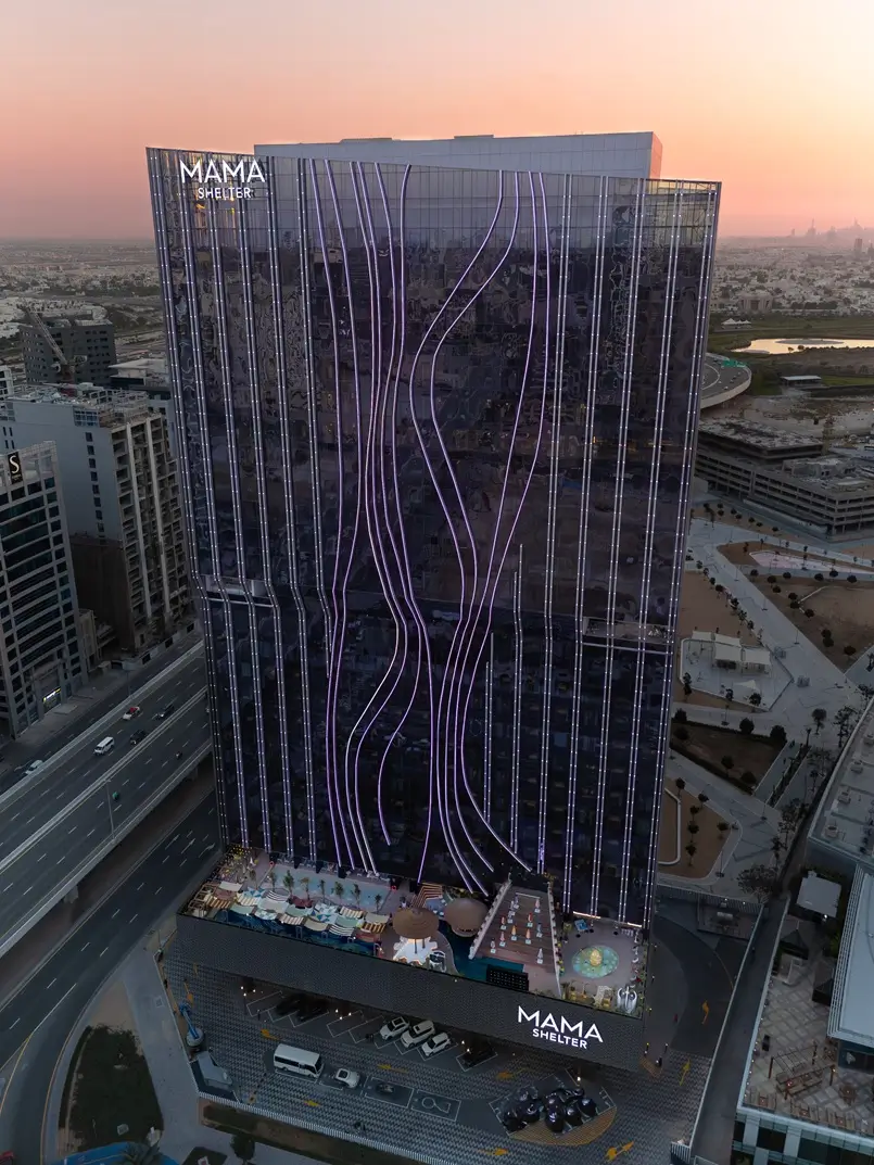 Architecture - Concept and Façade Design of Mama Shelter Dubai, Archi-living.com