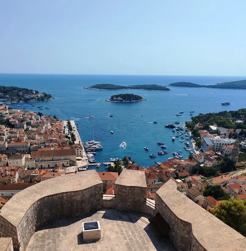 The view of Hvar from “Fortica”, known as the Spanish Fortress, Archi-living.com