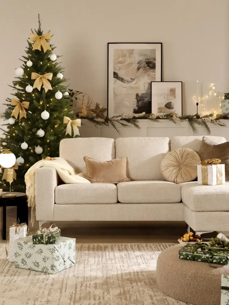 Expert Tips on Creating Contemporary Holiday Decor in White and Gold, Furniture And Choice, Archi-living.com