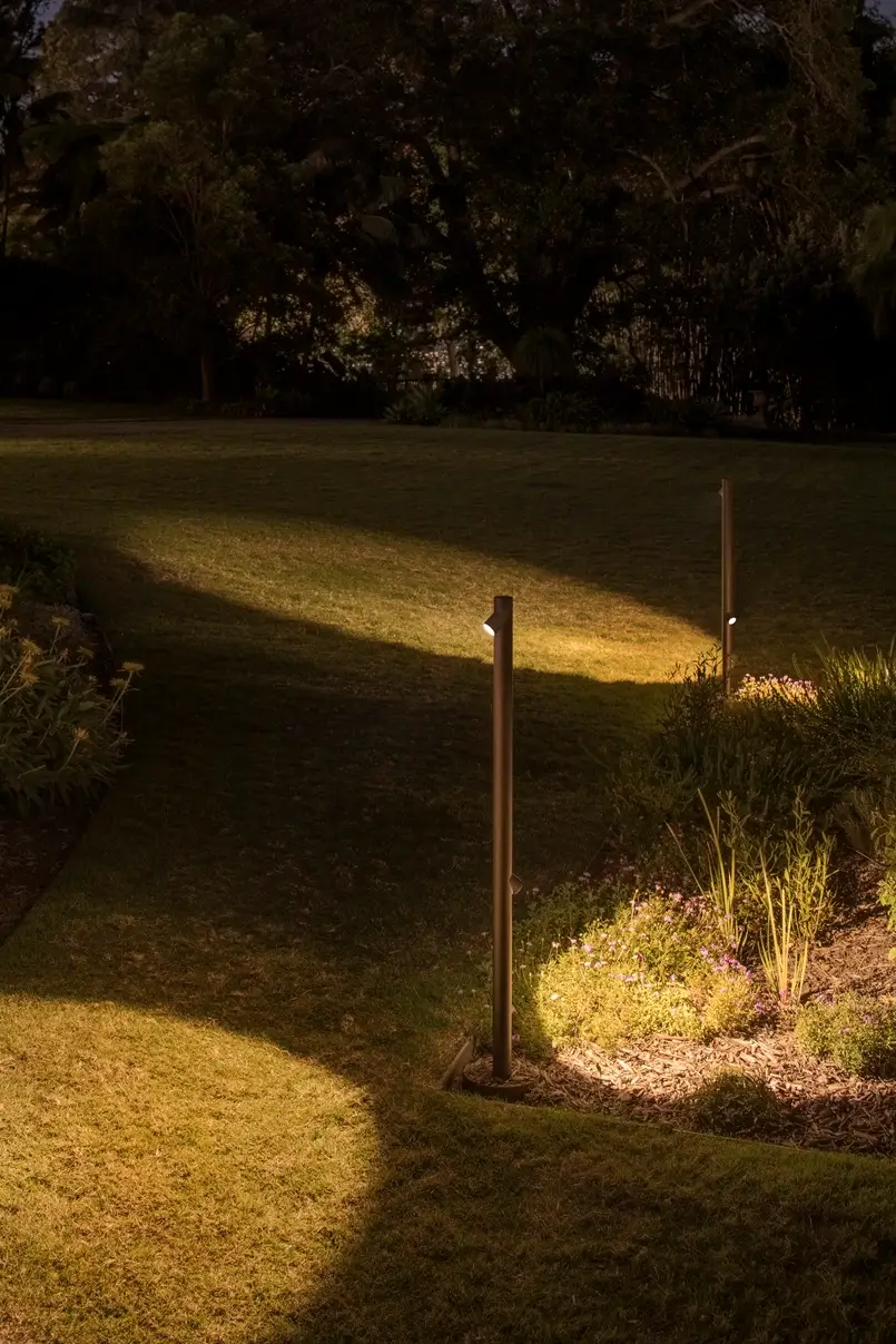 Bamboo Outdoor Lamp, Government House in Sydney, Landscape Design by Jane Irwin, Archi-living.com