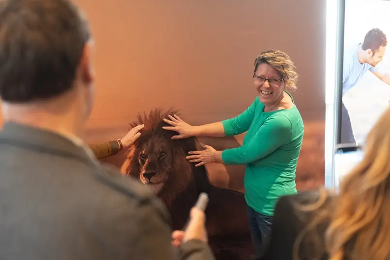 Branka Branković Hajdarević, Mediatop, in the Company of the Lion (AI Image to Video 2.0), Archi-living.com