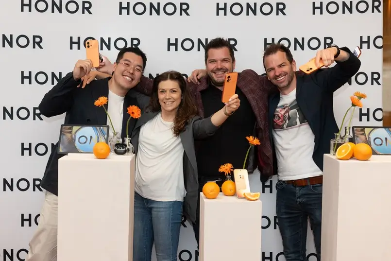 Hong Xiaoyong (Eric Long), HONOR General Manager for Croatia and Slovenia, Tamara Jambrović, HONOR Marketing Manager, Samo Podobnik, HONOR Sales Director for Slovenia and Amir Afgan, HONOR Sales Director for Croatia, Archi-living.com