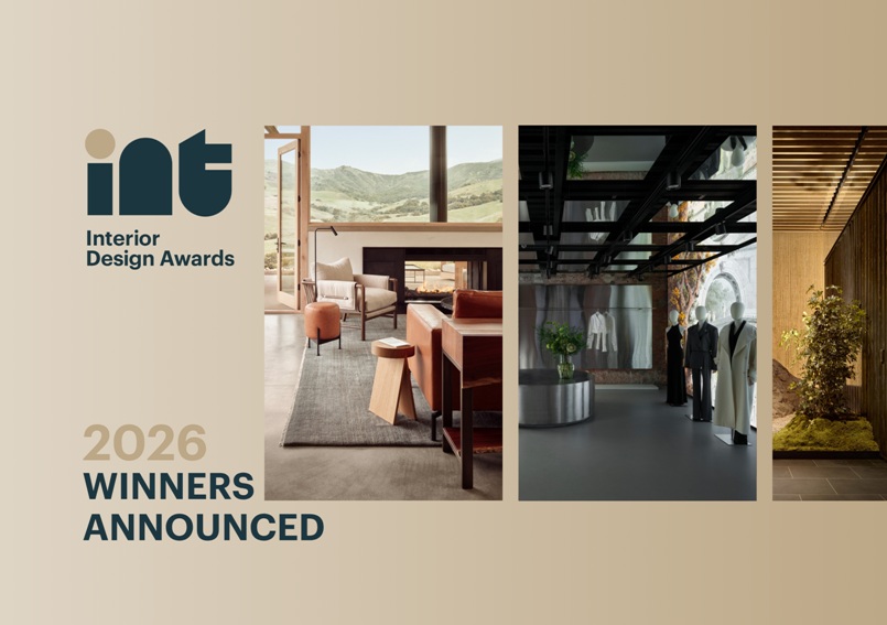 The INT Interior Design Awards, From left to right: Vineyard Residence by Clayton Korte, INT26 Winner in House 400+sqm, (Photo Casey Dunn); Nude Story by RMMSH, INT26 Winner in Flagship Store; Biograph NY by OOM Architecture, INT26 Winner in Healthcare, Archi-living.com