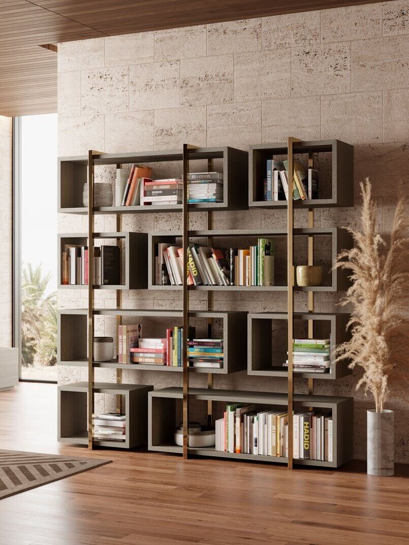 bookcase designs for office,modern shelving units for living room,archi-living.com,
