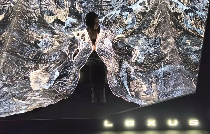 Danica Maričić Immersed in "WEARABLE SPACE" by Guardini Ciuffreda Studio, Archi-living.com