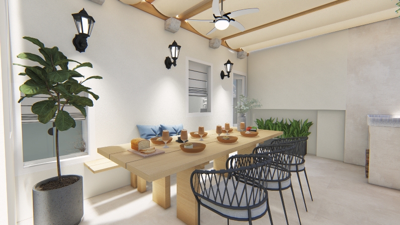 dining room table on the terrace, Archi-living.com