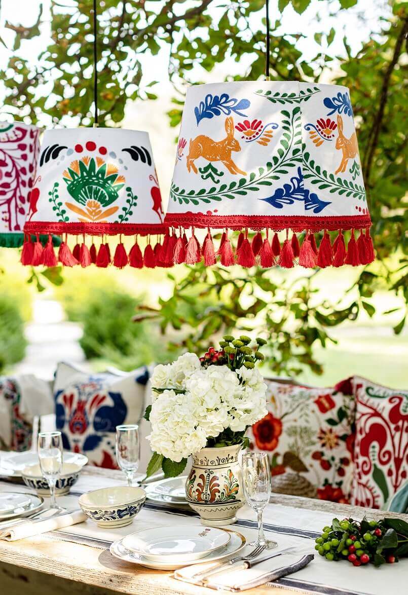 color dining room ideas,floral decor for garden furniture,how to decorate garden dining room,terrace balcony design ideas,trendy outdoor decorating ideas,