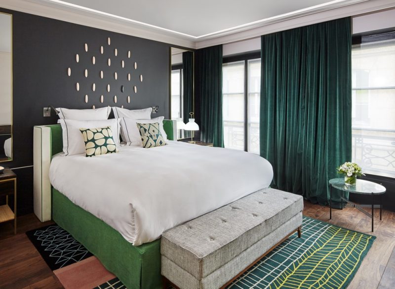 green and white bedroom decor,hotel room interior design ideas,design hotels paris,best colors for bedroom,stylish hotels paris,
