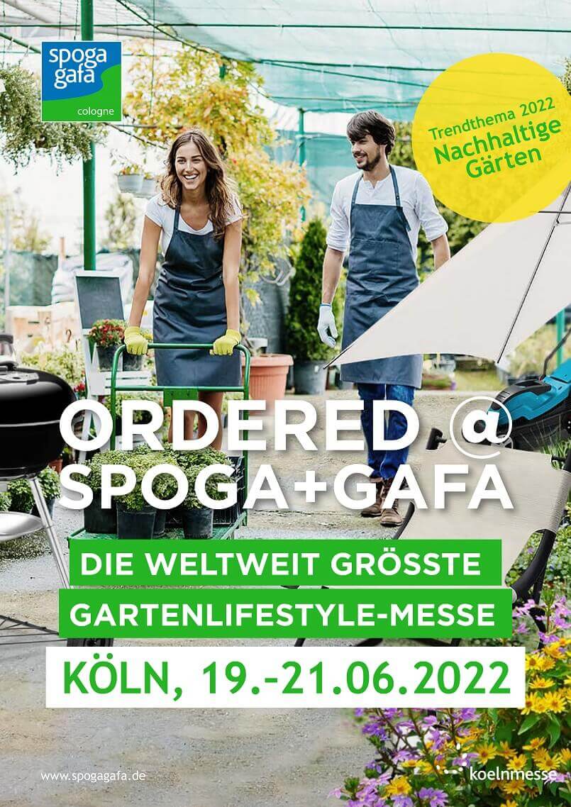 spoga gafa cologne 2022,trade show for garden cologne 2022,outdoor design trade show 2022,news for garden design,gardening news and trends,
