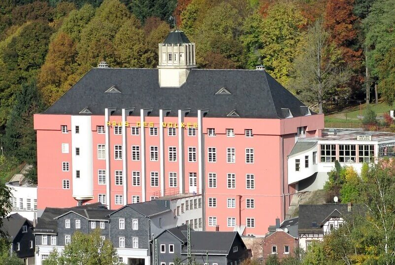 Haus des Volkes,Bauhaushotel,Probstzella,Bauhaus arts and architecture academy,travel destination Thuringia