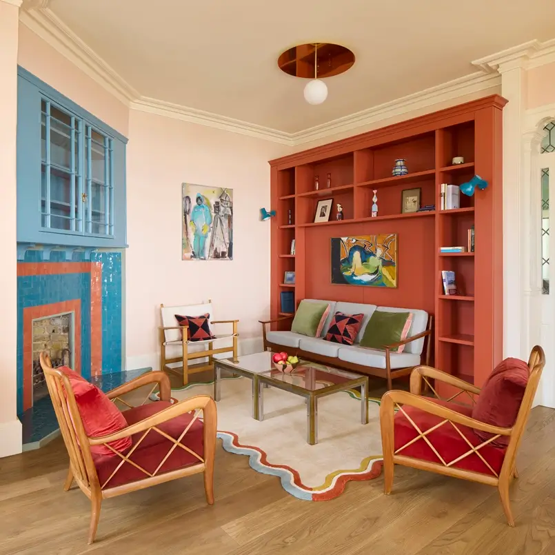 Ritz Oak Lacquered Flooring by Urbane Living / Interior Design: Emma Krikler Interior Design / Photographer: Richard Chivers, Archi-living.com  