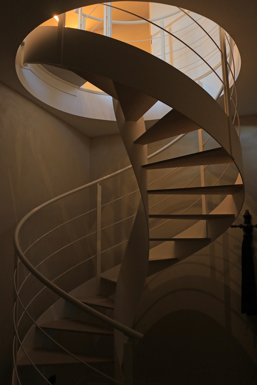 Rizzi Scale, Spiral Staircase, Living Room Ideas, Living Room, Interior Design Ideas, Dining Room Design, AreaNova Architecture Workshop, Design Project