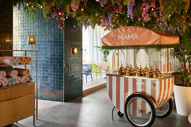 Swimming Pool at the Third Floor of Mama Shelter Dubai, Archi-living.com