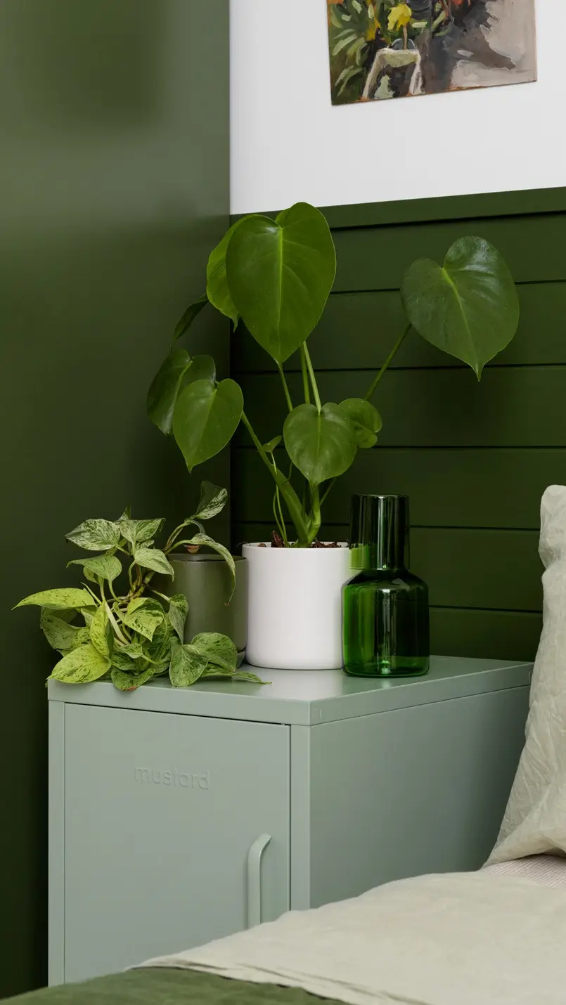 green bedroom design ideas, Mustard Made, Archi-living.com