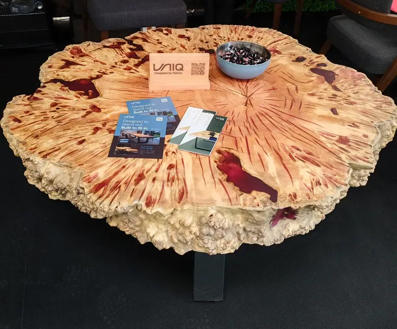 Uniq, Designed by Nature at Ambienta Fair, wooden coffee table, Archi-living.com