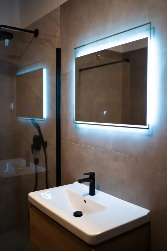 contemporary bathroom design, interior design by Maja Lončar Medić (ML Solutions) 