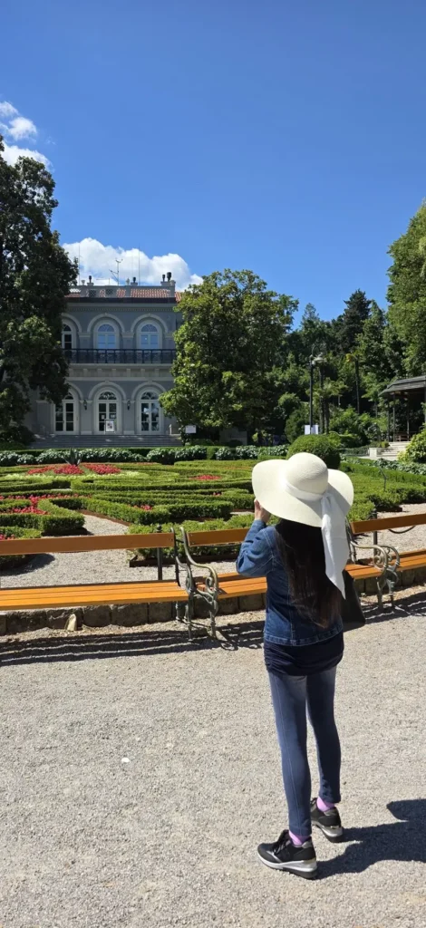 Danica Maricic in Angiolina Park in Opatija, Archi-living.com