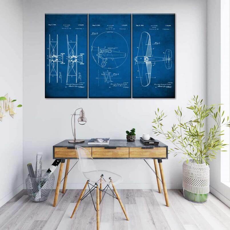 8 Aviation Inspired Décor Ideas Archi Living Com - Wall Art Ideas For Home Office