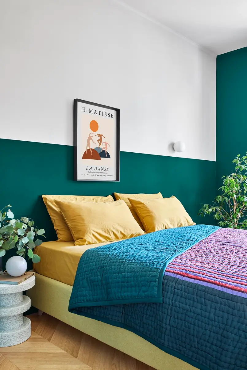 Colorful Sleeping and Bathroom Areas, Archi-living.com