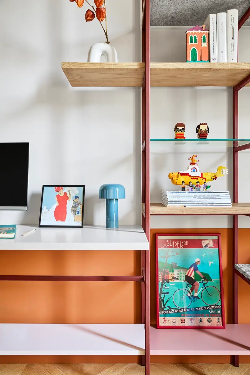 Interior Architecture Project Residenza B05 Celebrates Color, Archi-living.com