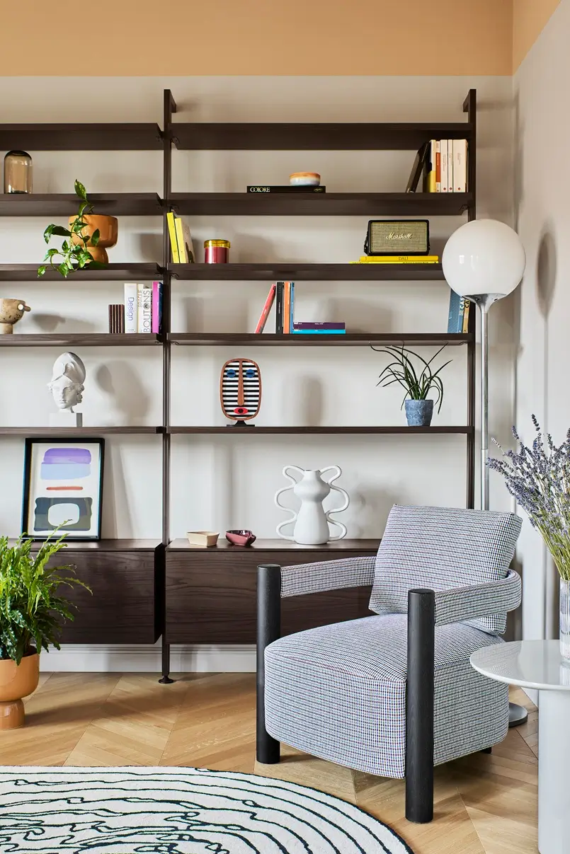 Interior Architecture Project Residenza B05: Color as a Key Element in Organizing Space, Archi-living.com