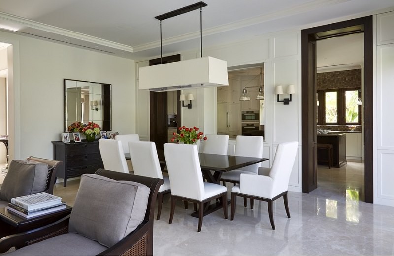 Traditional Meets Contemporary Style, Design Of Living Room And Dining Sets