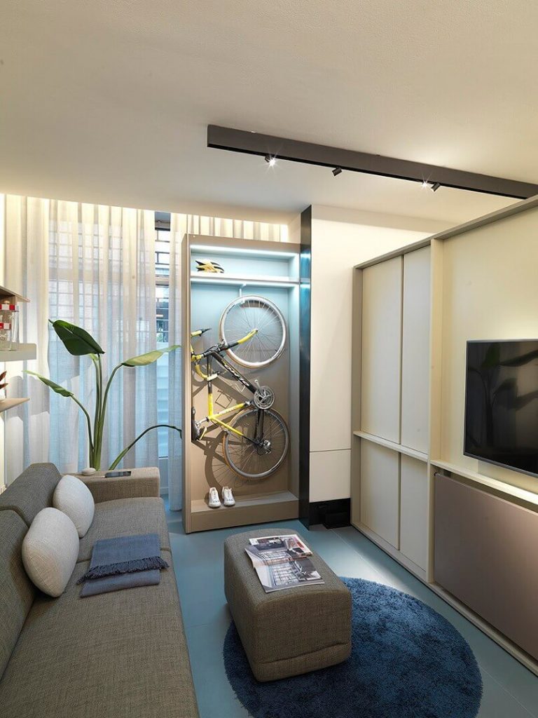 Small Home Design Bigfoot, Sliding Furniture System Archiliving