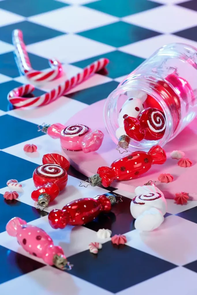 Inge Glas Manufaktur, Christmas Tree ornaments glass candy, Archi-living.com