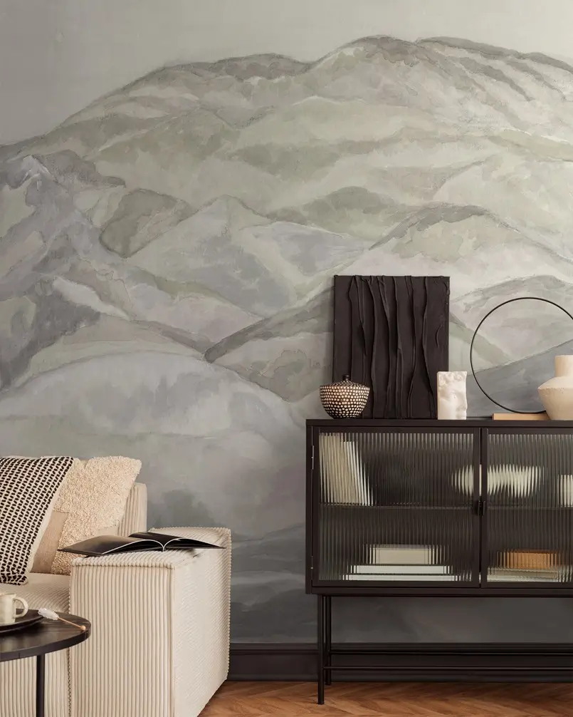 mountain themed wallpaper for the living room, Photowall, Archi-living.com