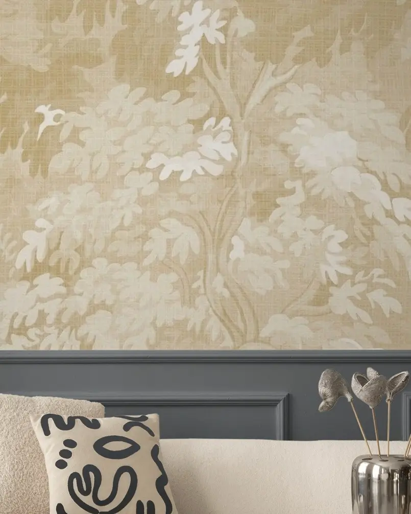 nature inspired wallpaper in neutral colors, Photowall, Archi-living.com
