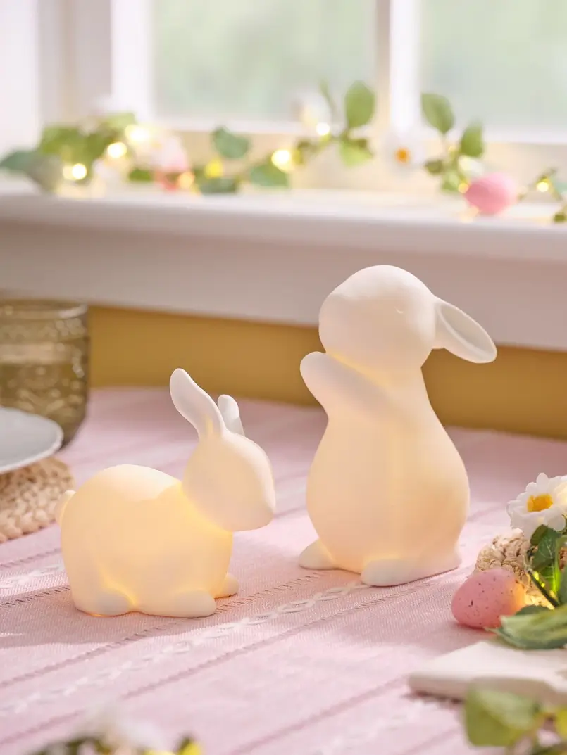 porcelain Easter bunny figurines, Archi-living.com, Lights4fun, Oliver Perrott