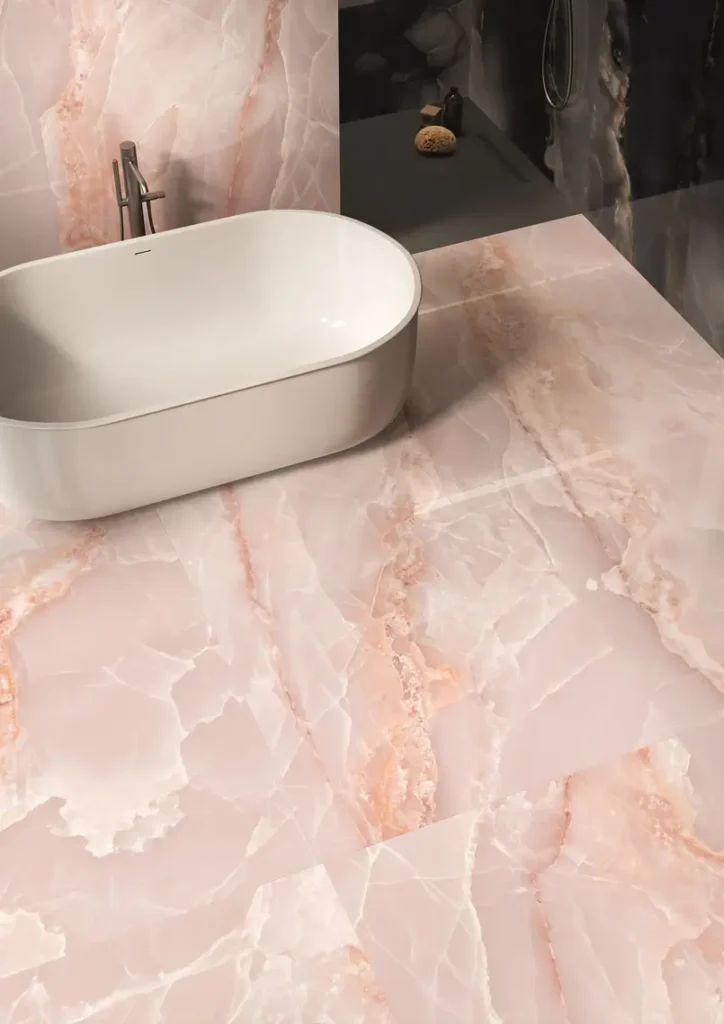 Jewel Onyx Pink Porcelain Tiles, Porcelain Superstore, Archi-living.com