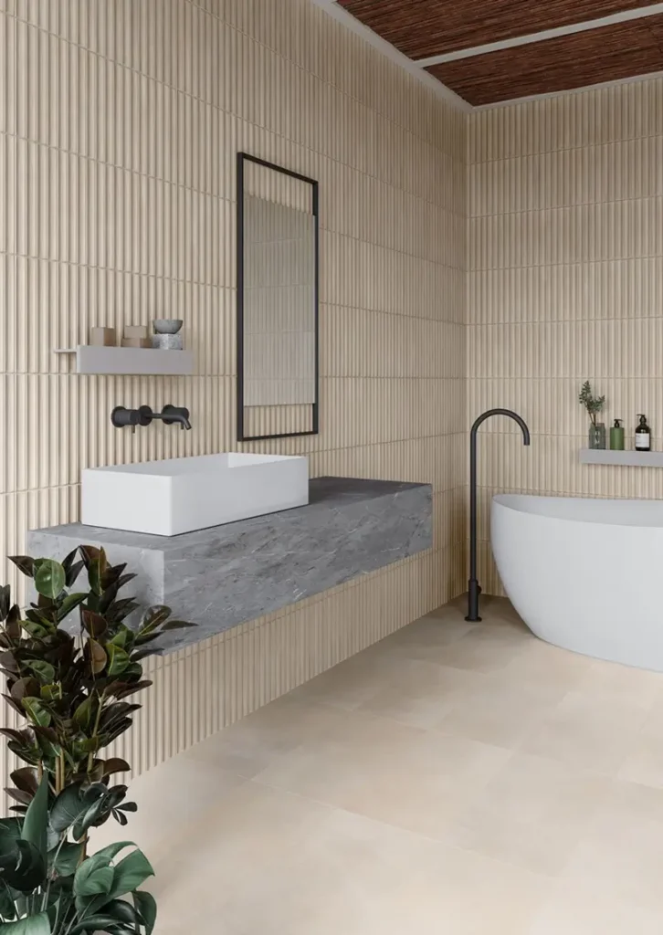 Locke Almond Décor Tile, Porcelain Superstore, Archi-living.com